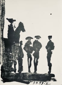 Pablo Picasso, Composition (Bloch 1276; Czwiklitzer 23), Toros y Toreros, Limited Edition Lithograph