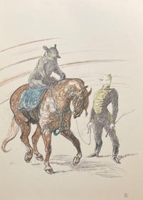 Henri de Toulouse-Lautrec, Bear Performing, Henri de Toulouse-Lautrec, At the Circus, Limited
