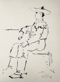 Pablo Picasso, Composition (Bloch 1276; Czwiklitzer 23), Toros y Toreros, Limited Edition Lithograph