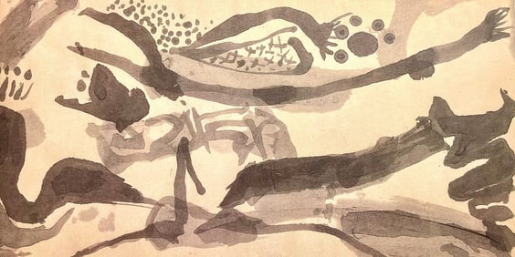 Jackson Pollock, Composition, Jackson Pollock, The Last Sketchbook, Limited Edition Lithograph