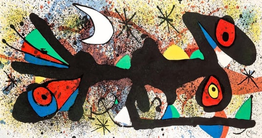 Joan Miró, Composition (Cramer 183; Mourlot 927), Limited Edition Lithograph