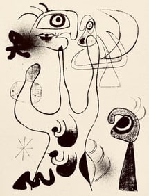 Joan Miró, Composition, The Prints of Joan Miro, Limited Edition Etching