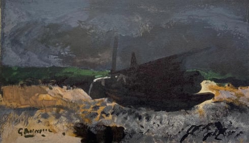 Georges Braque, Barque sur les galets, Varengeville, Limited Edition Lithograph