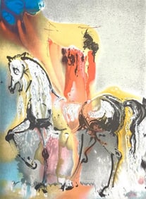 Salvador Dalí, Le Chevalier Chrétien, Les Chevaux de Dalí, Limited Edition Lithograph