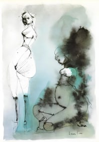 Léonor Fini, Composition, Histoire d'O, Limited Edition Lithograph