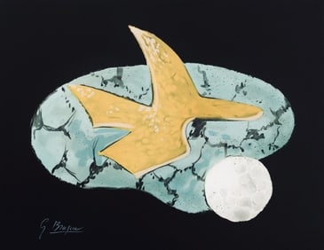 Georges Braque, Composition, Œdipe roi de Sophocle, Limited Edition Lithograph