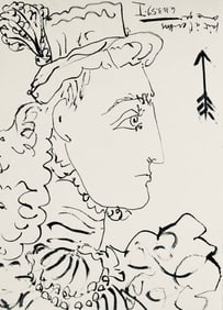 Pablo Picasso, Composition (Bloch 1276; Czwiklitzer 23), Toros y Toreros, Limited Edition Lithograph