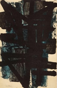 Pierre Soulages, Composition, Pierre Soulages, Peintres d'aujourd'hui, Limited Edition Lithograph