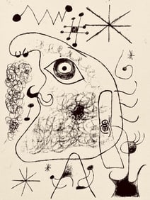 Joan Miró, Composition, The Prints of Joan Miro, Limited Edition Etching