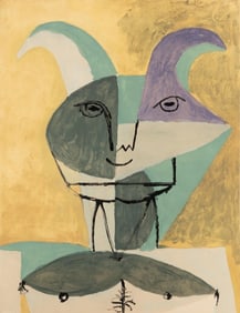 Pablo Picasso, Composition, Faunes et Flore d'Antibes, Limited Edition Lithograph