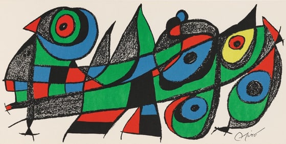 Joan Miró, Composition (Cramer 194; Mourlot 937), Limited Edition Lithograph