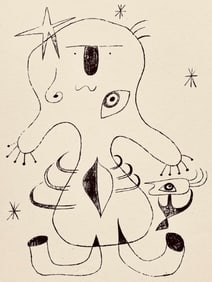 Joan Miró, Composition, The Prints of Joan Miro, Limited Edition Etching