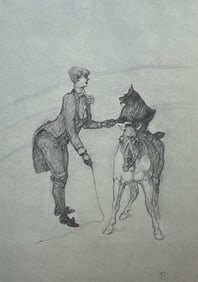Henri de Toulouse-Lautrec, Female Trainer, Henri de Toulouse-Lautrec, At the Circus, Limited Edition