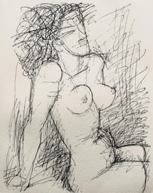 Marcel Gromaire, Composition, Gromaire, Limited Edition Lithograph