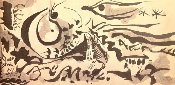 Jackson Pollock, Composition, Jackson Pollock, The Last Sketchbook, Limited Edition Lithograph