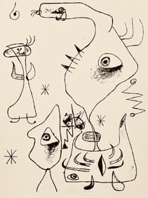 Joan Miró, Composition, The Prints of Joan Miro, Limited Edition Etching