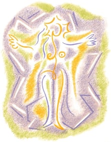 André Masson, Composition (Cramer 97), Une Étoile de Craie, Limited Edition Lithograph