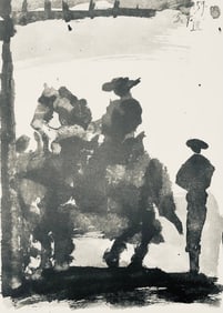 Pablo Picasso, Composition (Bloch 1276; Czwiklitzer 23), Toros y Toreros, Limited Edition Lithograph