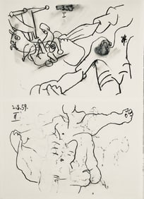 Pablo Picasso, Composition (Bloch 1276; Czwiklitzer 23), Toros y Toreros, Limited Edition Lithograph