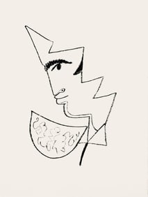 Jean Cocteau, Composition, Taureaux, Limited Edition Lithograph