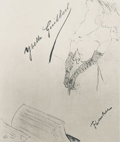 Henri de Toulouse-Lautrec, Composition, Yvette Guilbert vue par Toulouse-Lautrec, Limited Edition