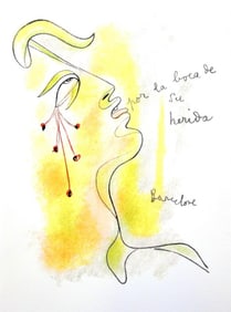 Jean Cocteau, Composition, Taureaux, Limited Edition Lithograph
