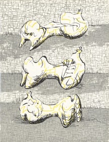 Henry Moore, Composition (Cramer 182), XXe siècle, Limited Edition Lithograph