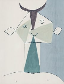 Pablo Picasso, Composition, Faunes et Flore d'Antibes, Limited Edition Lithograph