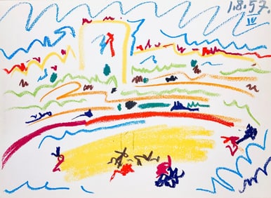 Pablo Picasso, Composition (Bloch 1276; Czwiklitzer 23), Toros y Toreros, Limited Edition Lithograph