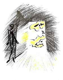 André Masson, Composition, Poèmes insoumis, Limited Edition Lithograph