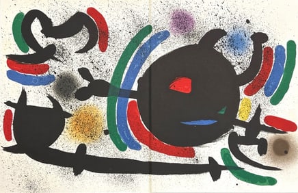 Joan Miró, Composition, (Cramer 160; Mourlot 866), Joan Miró Lithographs, Limited Edition
