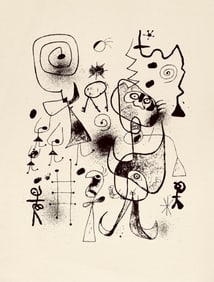Joan Miró, Composition, The Prints of Joan Miro, Limited Edition Etching