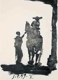 Pablo Picasso, Composition (Bloch 1276; Czwiklitzer 23), Toros y Toreros, Limited Edition Lithograph