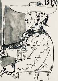 Pablo Picasso, Composition (Bloch 1276; Czwiklitzer 23), Toros y Toreros, Limited Edition Lithograph