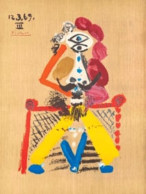 Pablo Picasso, Composition (Orozco 207-261), Vingt-Neuf Portraits Imaginaires, Limited Edition