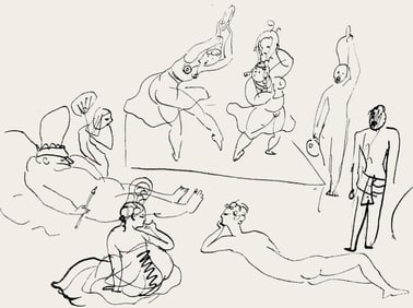 Pablo Picasso, Composition (Hodorisch B2), Le manuscrit trouvé dans un chapeau, Limited Edition