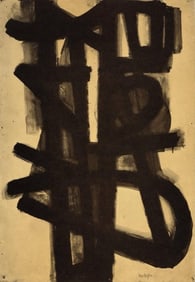 Pierre Soulages, Composition, Pierre Soulages, Peintres d'aujourd'hui, Limited Edition Lithograph