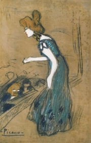 Pablo Picasso, Composition, Les Bleus de Barcelone, Limited Edition Lithograph