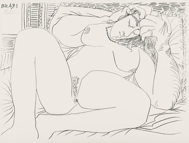 Pablo Picasso, Composition (Orozco 193-204), Au Baiser D'Avignon, Limited Edition Lithograph