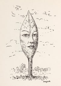 René Magritte, Composition, Dix dessins de René Magritte, Limited Edition Lithograph