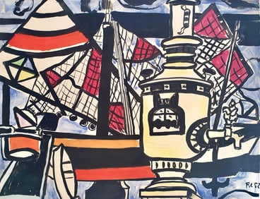 Fernand Léger, Composition, Contrastes, Limited Edition Lithograph