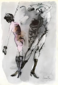 Léonor Fini, Composition, Histoire d'O, Limited Edition Lithograph