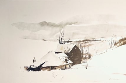 Andrew Wyeth, The Corner, The Four Seasons, Limited Edition Lithograph