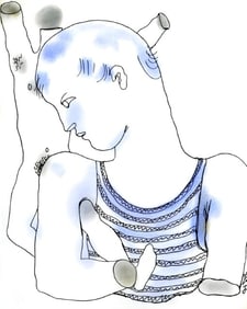 Jean Cocteau, Composition, Le Livre Blanc, Limited Edition Lithograph