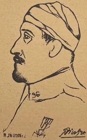 Pablo Picasso, Composition (Horodisch C2), Calligrammes, Limited Edition Woodcut