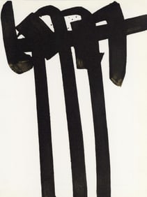 Pierre Soulages, Composition, XXe siècle, Limited Edition Lithograph