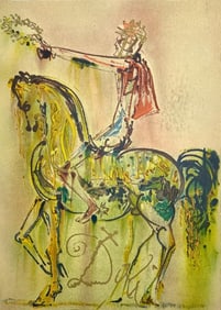 Salvador Dalí, Chevalier Romain, Les Chevaux de Dalí, Limited Edition Lithograph