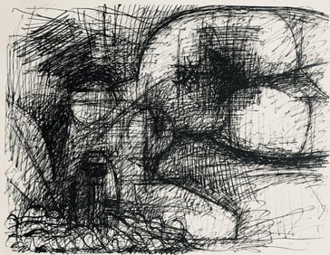 Marcel Gromaire, Composition, Gromaire, Limited Edition Lithograph