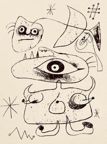 Joan Miró, Composition, The Prints of Joan Miro, Limited Edition Etching