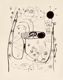 Joan Miró, Composition, The Prints of Joan Miro, Limited Edition Etching